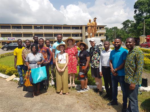 Auf dem Campus der Cape Coast Technical University